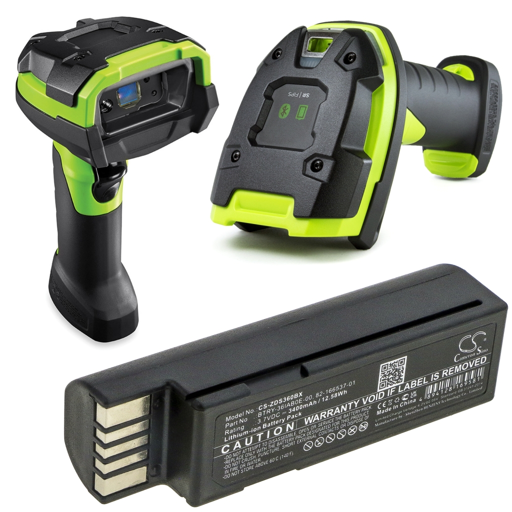 BarCode, Scanner Battery Zebra LI3600