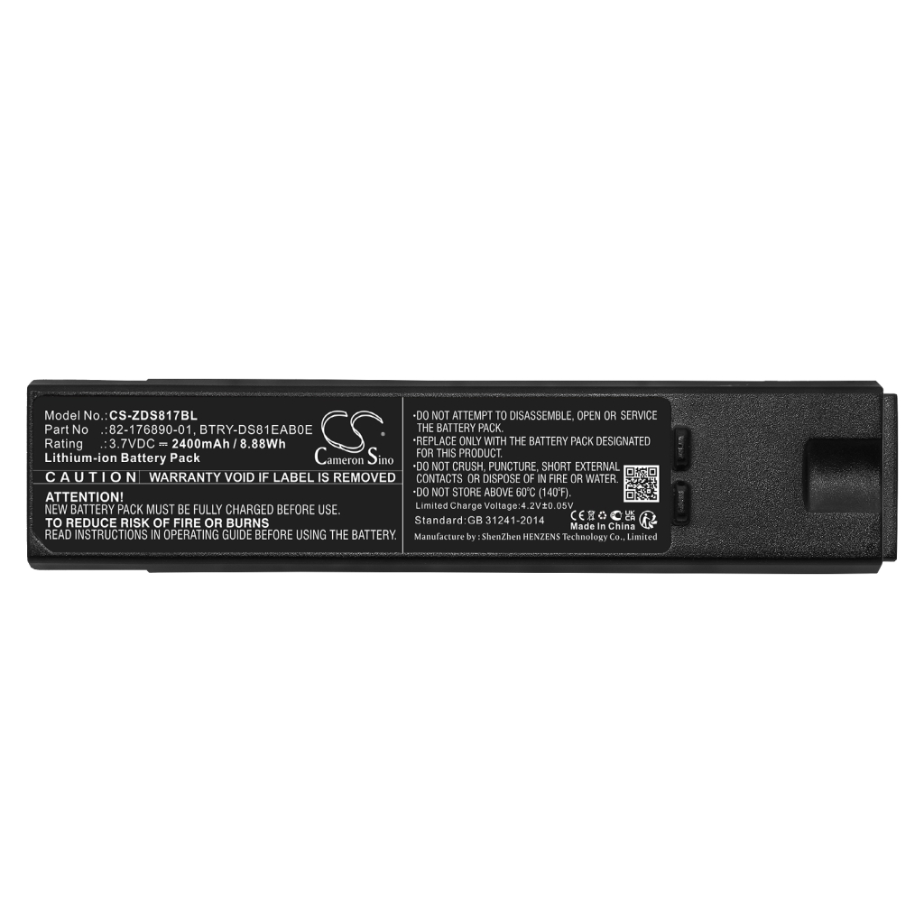 BarCode, Scanner Battery Zebra DS8178