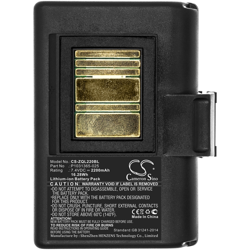 Printer Battery Zebra QLn320HC