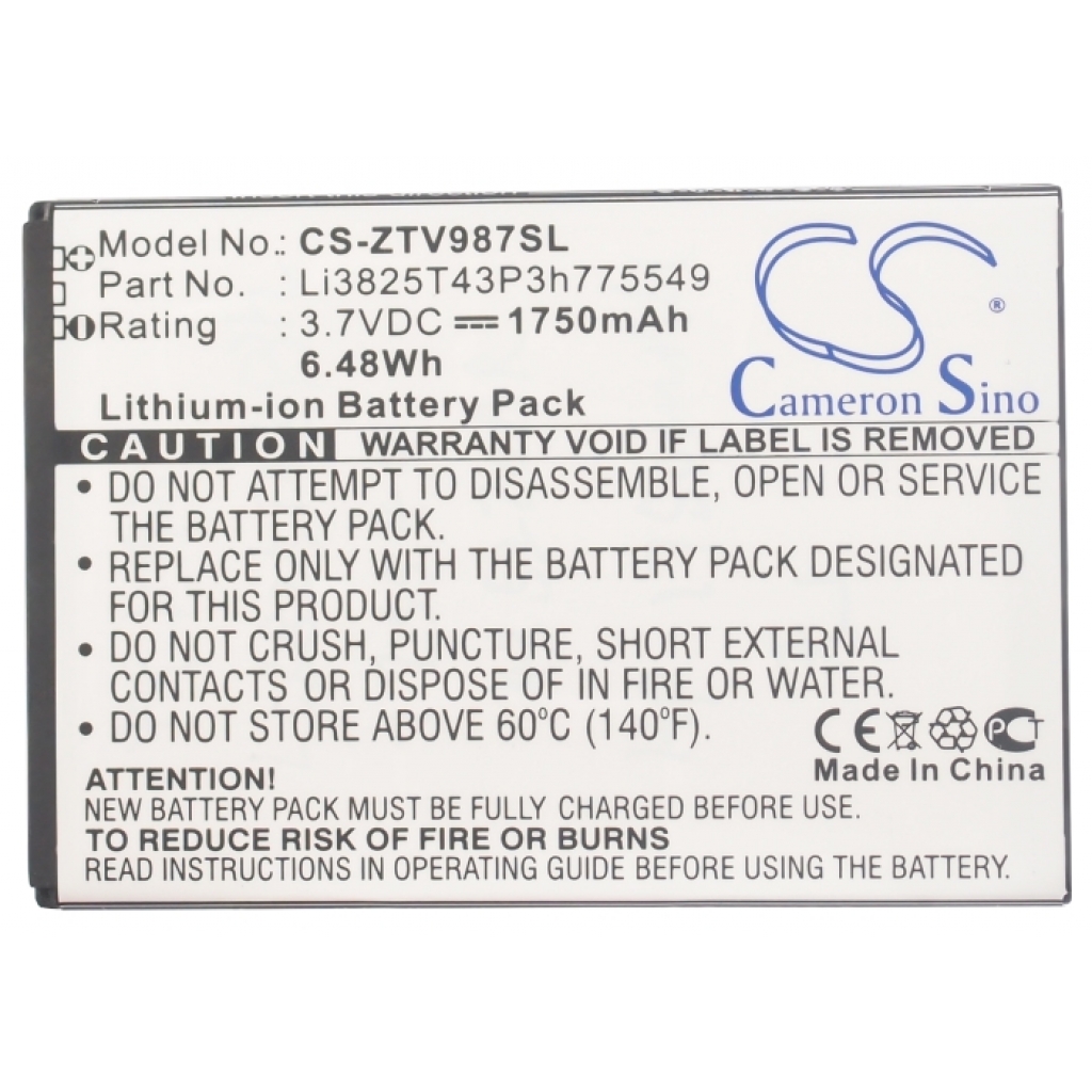 Mobile Phone Battery ZTE U935