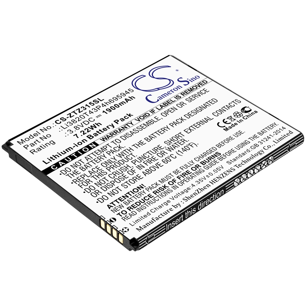 Battery Replaces Li3820T43P4h695945