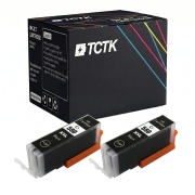 TCTK Ink Cartridges PGI-580XXL 2-pack Black compatible with Canon PIXMA TR 7550 7650 8550 8650, PIXMA TS 6150 6151 6240 6241 6250 6251 6350 6351 705 8150 8151 8152 8250 8251 8252, replaces 1970C001
