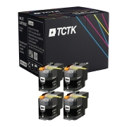 TCTK Ink Cartridges LC-22E 4-pack Black compatible with Brother MFC-J 5920 DW, replaces LC22EBK