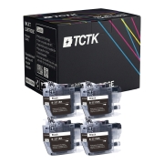 TCTK Ink Cartridges LC3211BK 4-pack Black compatible with Brother DCP-J 572 DW, DCP-J 772 DNW DW, DCP-J 774 DW, MFC-J 490, MFC-J 491 DW, MFC-J 497 DW, MFC-J 890, MFC-J 890 DW, MFC-J 895 DW