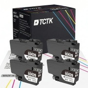 TCTK Ink Cartridges LC426BK 4-pack Black compatible with Brother MFC-J 4335 DW, for MFC-J 4340 DW, for MFC-J 4340 DWE Ecopro, for MFC-J 4535 DW, for MFC-J 4540, for MFC-J 4540 DW, for MFC-J 4540 DW XL