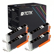 TCTK Ink Cartridges CLI-551XL 4-pack Black compatible with Canon PIXMA IP 7200 7240 7250 8700 8720 8750, PIXMA IX 6800 6850, PIXMA MG 5400 5450 5500 5550 5600 5650 5655 6300 6350, replaces 6443B001