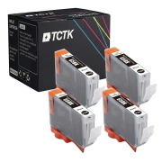 TCTK Ink Cartridges CLI-65BK 4-pack Black compatible with Canon PIXMA PRO-200, replaces 4215C001