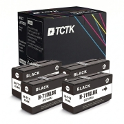 TCTK Ink Cartridges 711 4-pack Black compatible with HP DesignJet T 120, for DesignJet T 120 24 Inch, for DesignJet T 125 130 520, for DesignJet T 520 24 Inch, replaces CZ133A