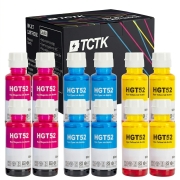 TCTK Ink Cartridges 100ml GT52C GT52M GT52Y 12-pack CMY (4 of each) compatible with HP DeskJet GT 5810 5820 5822, for Ink Tank 115 118 310 311 315 318 319 410 411 412 415 416 418 419