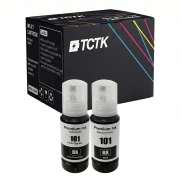 TCTK Ink Cartridges E-101BK E-101BK 2-pack Black compatible with Epson EcoTank L14150 L4150 L4160 L4260 L4266 L6160 L6170 L6176 L6190 L6260 L6270 L6276 L6290