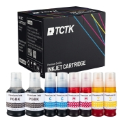 TCTK Ink 4-Pack GI-51PGBK GI-51C GI-51M GI-51Y CMYK compatible with Canon PIXMA G1520 G1530 G1560 G2520 G2560 G2570 G3520 G3560 G3570 G3571 G3572 G3590 G4570, replaces 4529C001