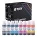 TCTK Ink T6641 T6642 T6643 T6644 8 Pack CMYK compatible with Epson EcoTank ET-14000 ET-16500 ET-2500 ET-2550 ET-2600 ET-4500 L355 L382, replaces C13T66414A C13T664140
