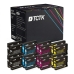 TCTK Ink 2100 4 Pack CMYK compatible with Canon MAXIFY iB4000 iB4010 iB4020 iB4030 iB4040 iB4050 iB4060 iB4070 iB4080 iB4090 MB5000 MB5020, replaces PGI-2100