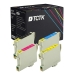 TCTK Ink Cartridges T0551 T0552 T0553 T0554 4 Pack CMYK compatible with Epson Stylus Photo R240 R245 RX420 RX425 RX520, replaces C13T05514010