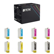 TCTK Ink 891 892 E-0713 894 8-Pack CMYK compatible with Epson Office B40W BX300F BX300FW BX310FN Stylus SX100 SX105, replaces T0891 T0892 T0713 T0894