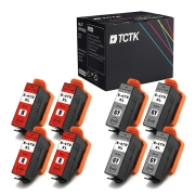 TCTK Ink Cartridges 478XL 478XL 6-pack 3x Gray 3x Red compatible with Epson Expression Photo HD XP-15000, replaces C13T04F64010