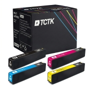 TCTK Ink Cartridges 913A 4 Pack CMYK compatible with HP PageWide Pro 352 452 477 577, PageWide Managed P55250 P57750, replaces L0R95AE
