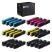 TCTK Toner 913A 4 Pack CMYK compatible with HP PageWide 352 dw 377 dw 452 477 577, replaces L0R95AE