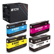 TCTK Ink Cartridges 950XL 951XL 4 Pack CMYK Compatible with HP Officejet Pro 251dw 276dw 8100 8600 8610 8620 8650, Replaces CN045AE