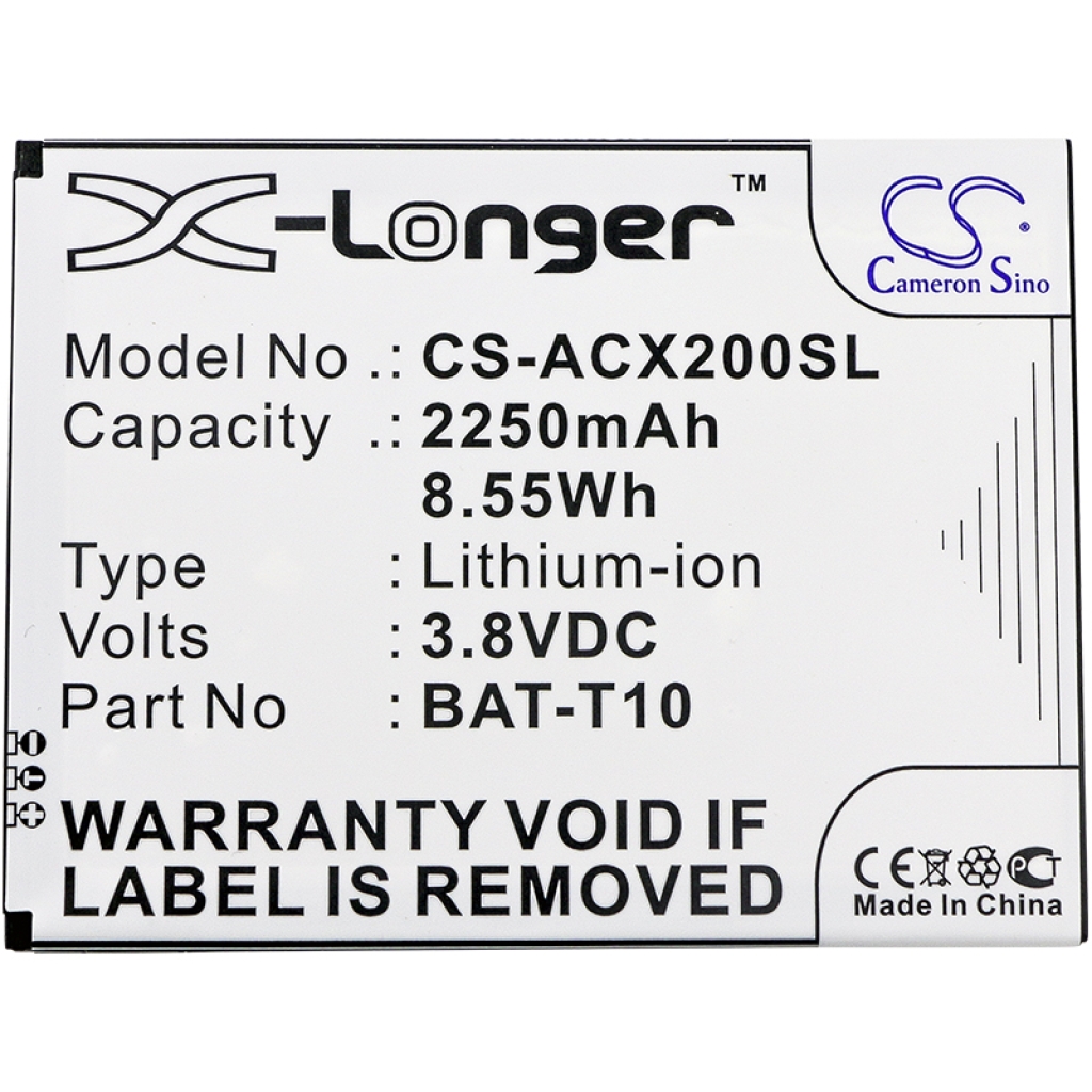 Battery compatible with Acer CS-ACX200SL