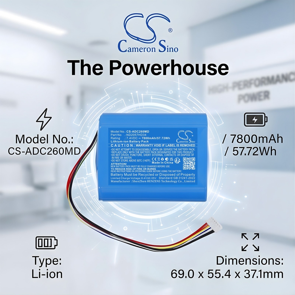Battery compatible with Suntech Adc CS-ADC260MD