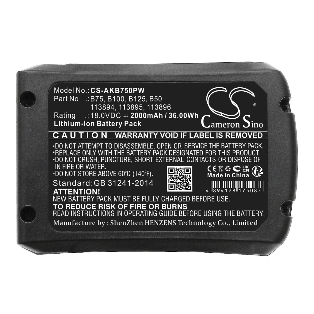 Batteries Power Tools Battery CS-AKB750PW