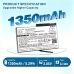 Battery Replaces AKASO AKB01-1350