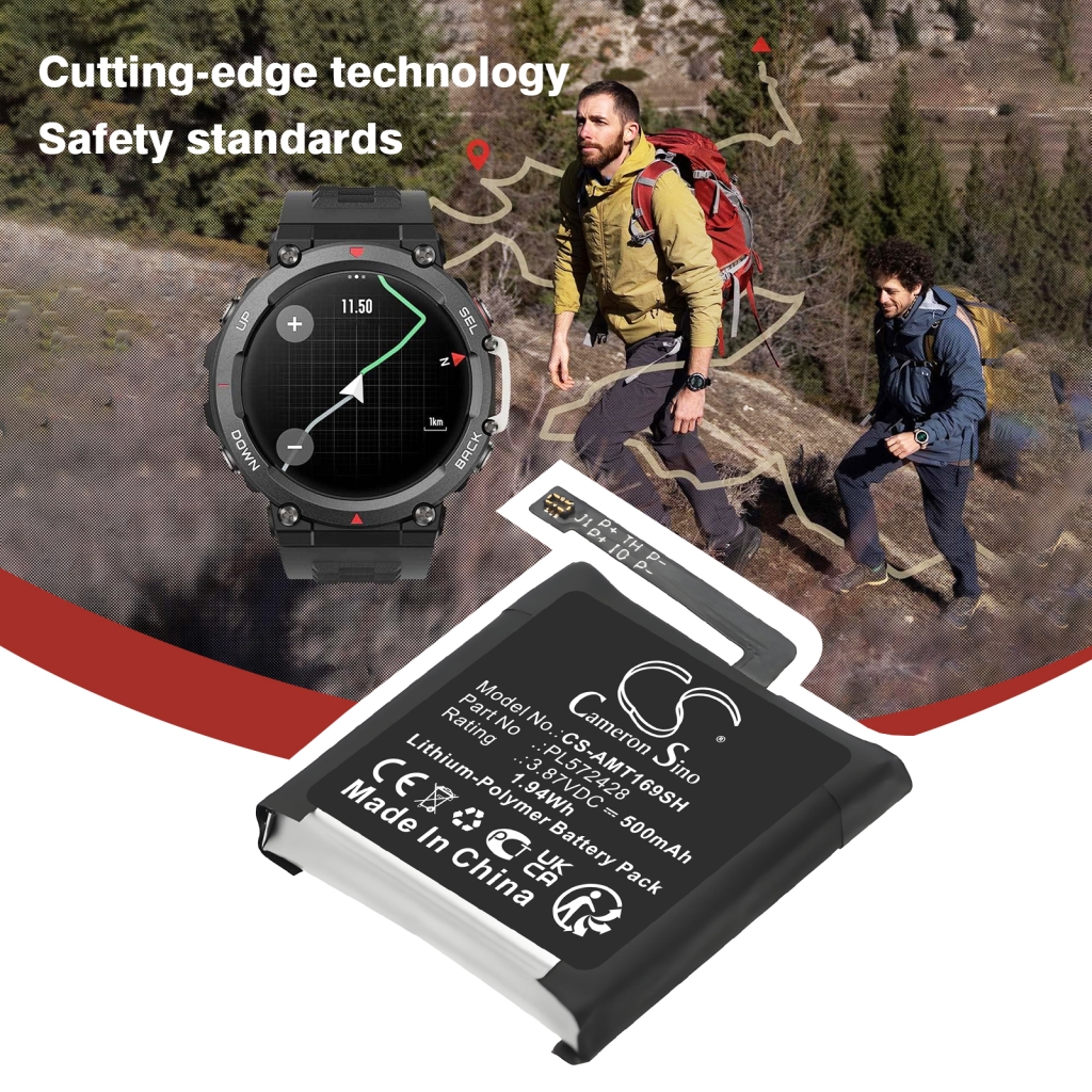 Batteries Smartwatch Battery CS-AMT169SH