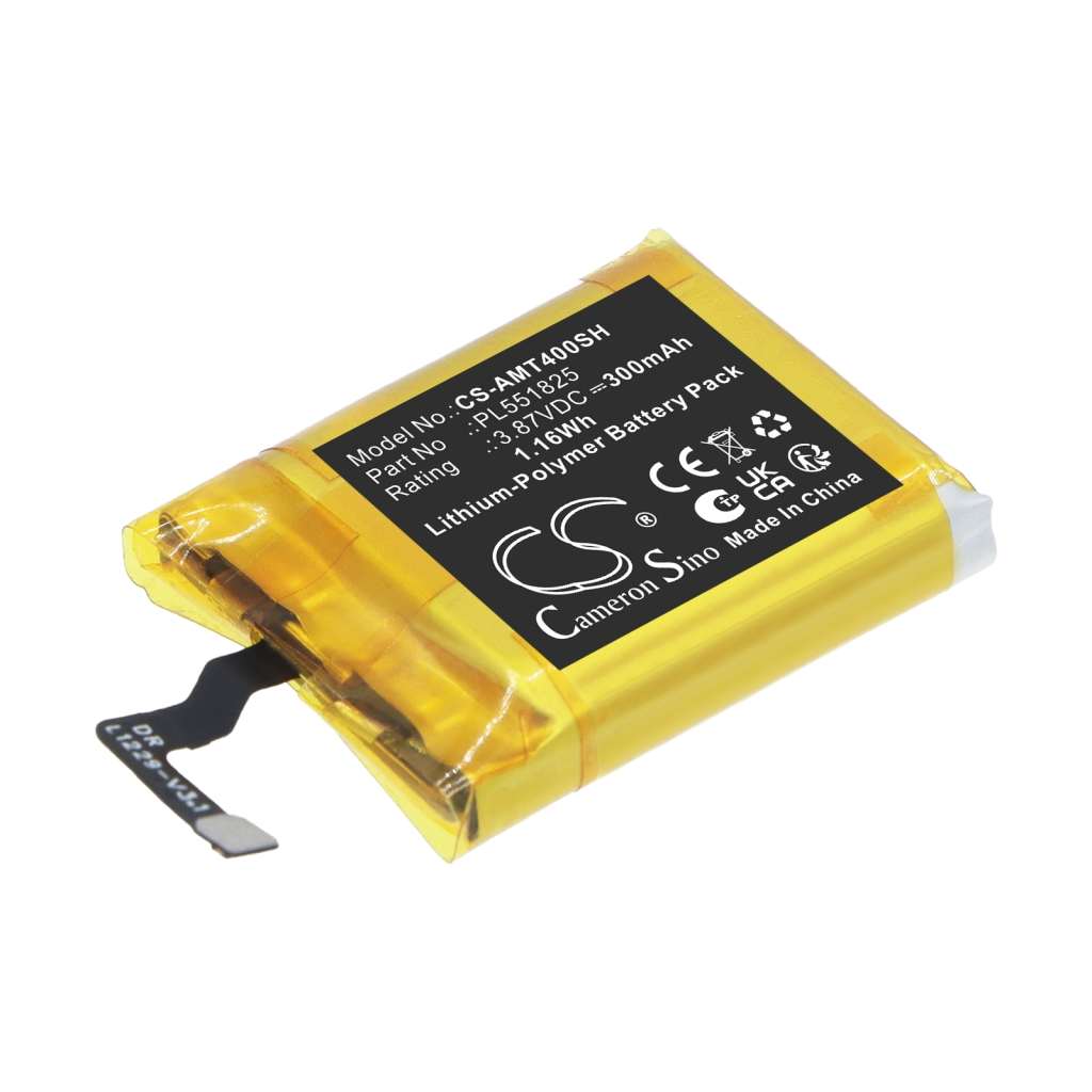 Batteries compatible with Amazfit A2168 A2168 CS-AMT400SH