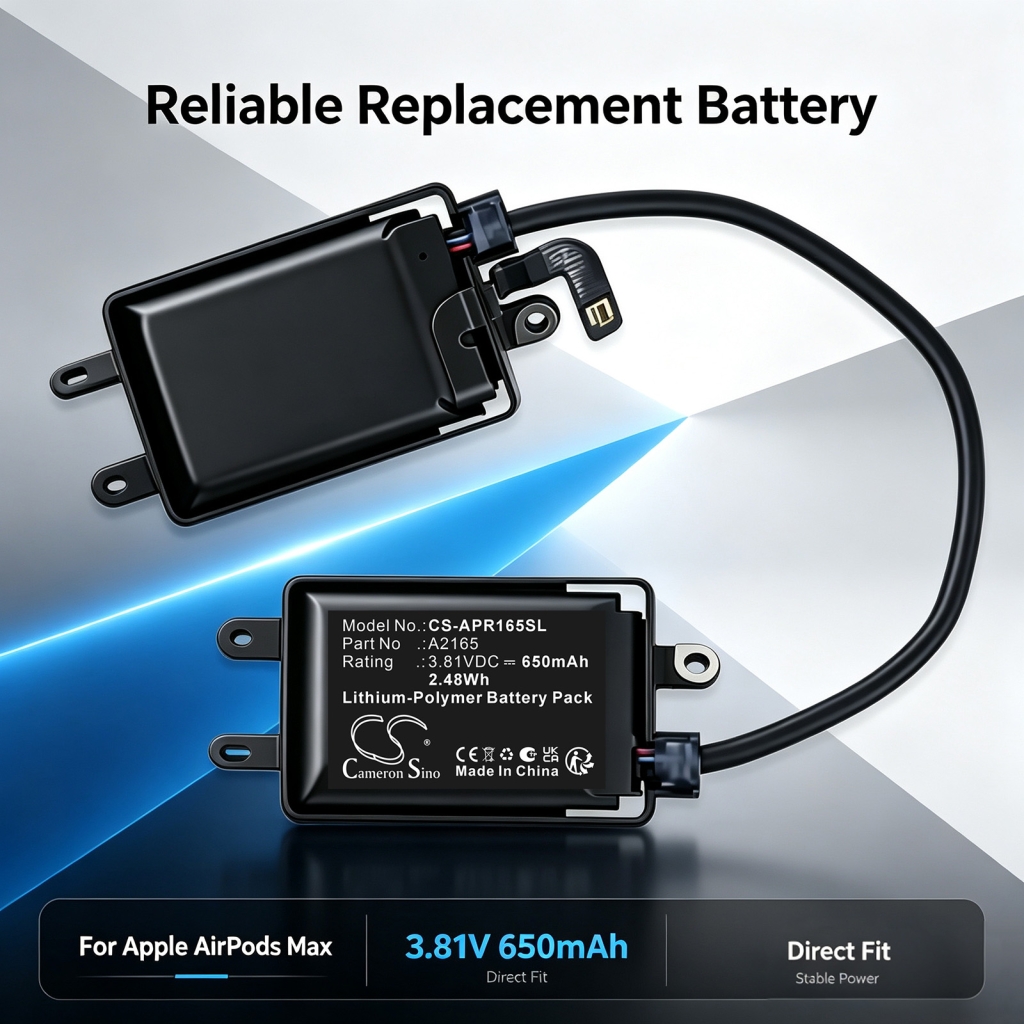Batteries compatible with Apple AirPods Max CS-APR165SL