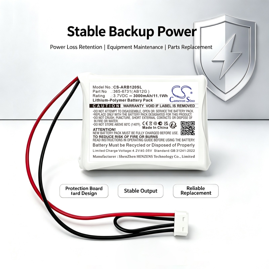 Batteries compatible with ABB 365-6731( AB12G ) CS-ARB120SL