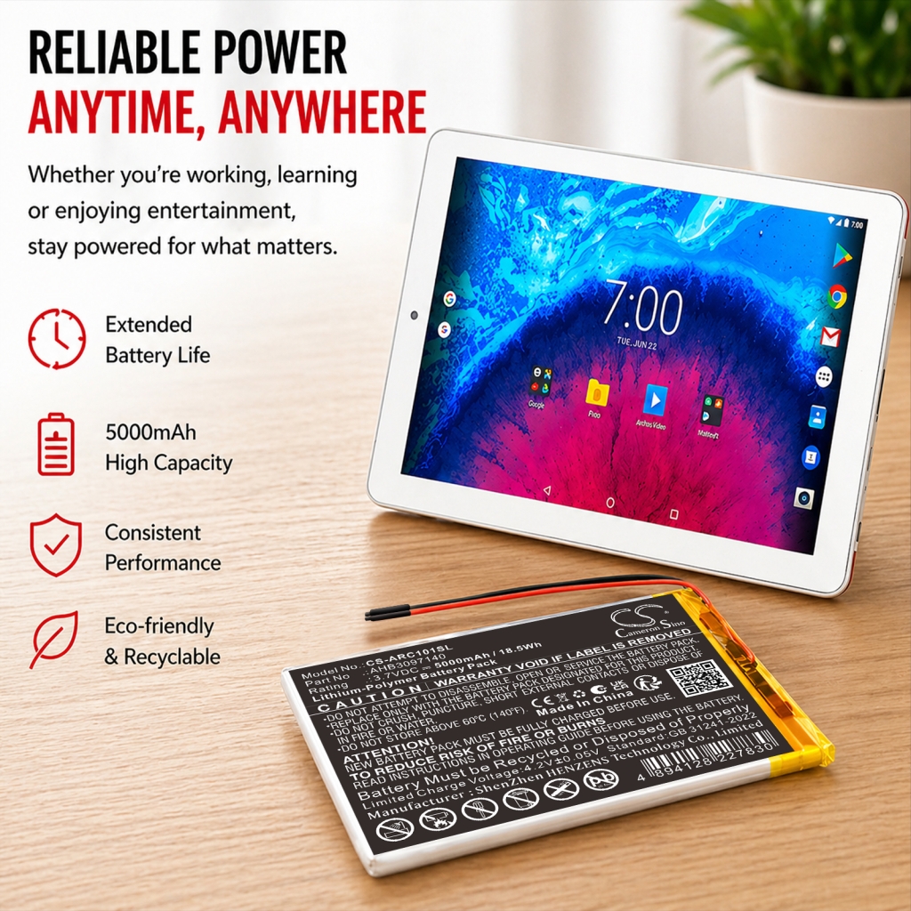 Battery compatible with Tablet Battery