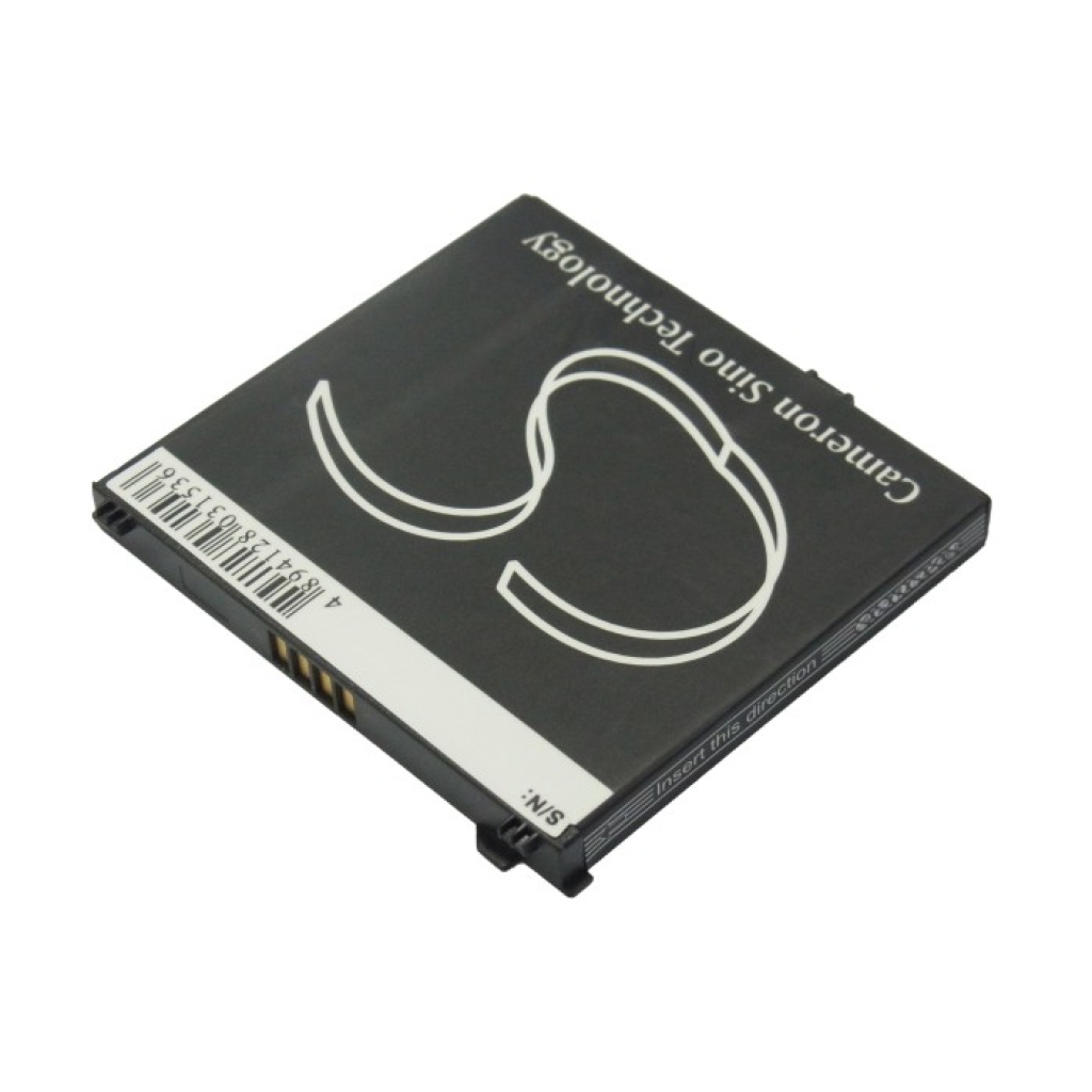 Angled back, contacts and barcode