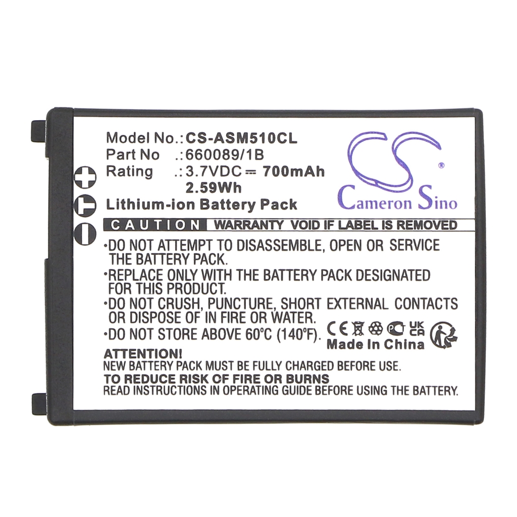 Ascom Cordless Phone Battery CS-ASM510CL
