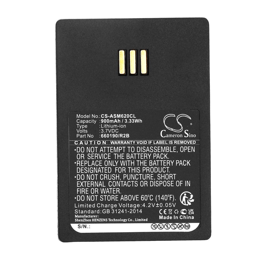 Aastra Ascom Cordless Phone Battery Innovaphone Openstage ... CS-ASM620CL