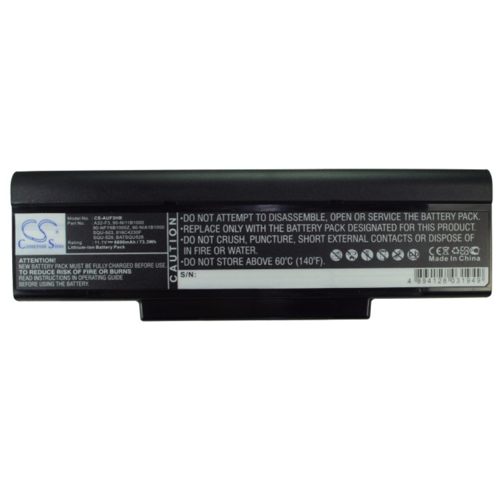 Notebook battery Sanyo CS-AUF3HB