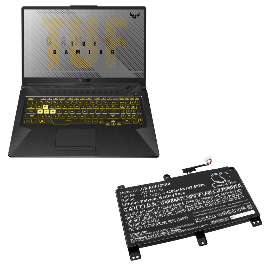 Battery for Asus TUF Gaming F15 FX506LH-HN215W