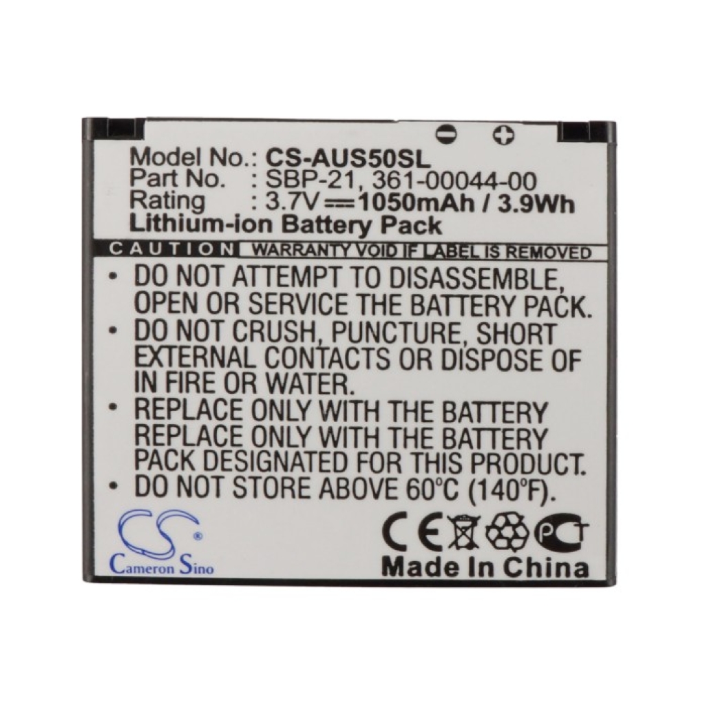 Battery compatible with Garmin-Asus CS-AUS50SL