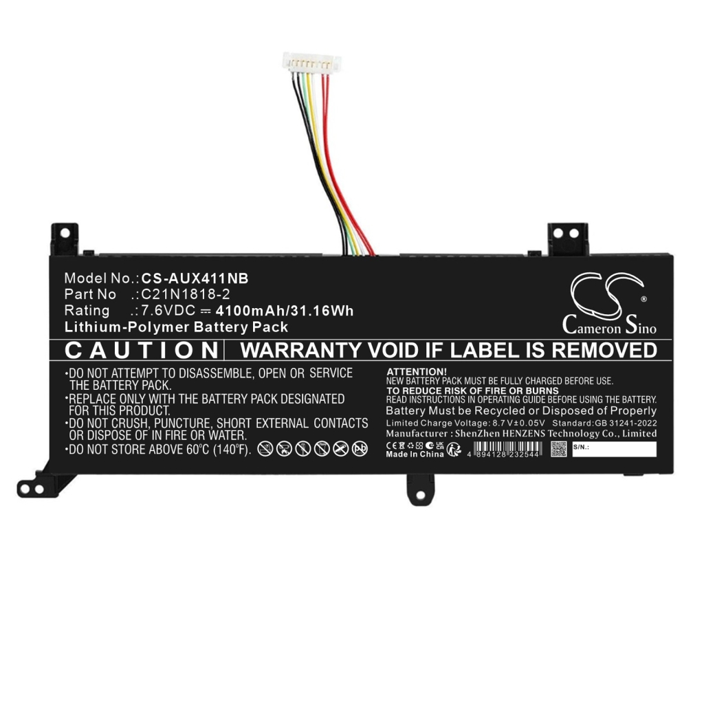 Battery compatible with Asus
