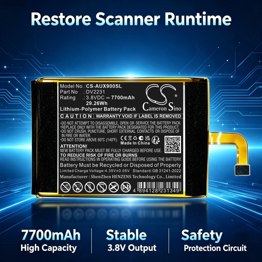 Battery compatible with Autel CS-AUX900SL
