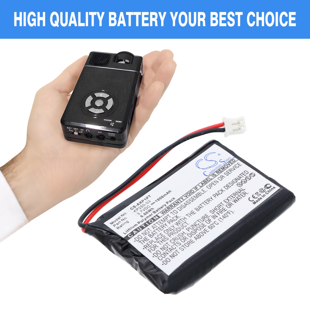 Battery compatible with AAXA CS-AXP1PT