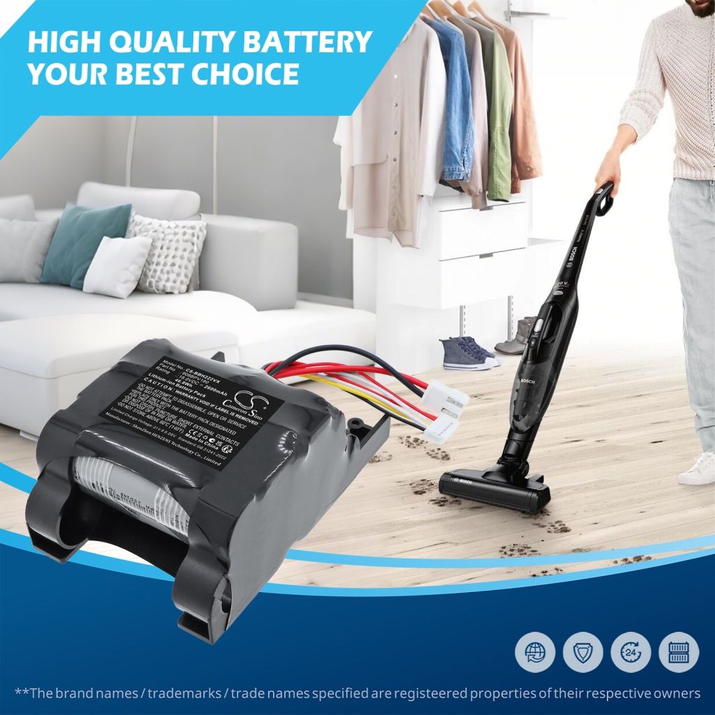 Vacuum Battery Bosch CS-BBH222VX