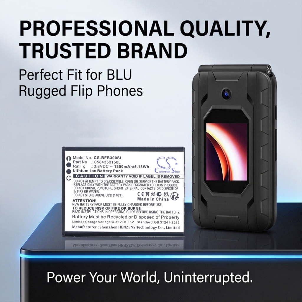 Batteries compatible with BLU B300V B300V CS-BFB300SL