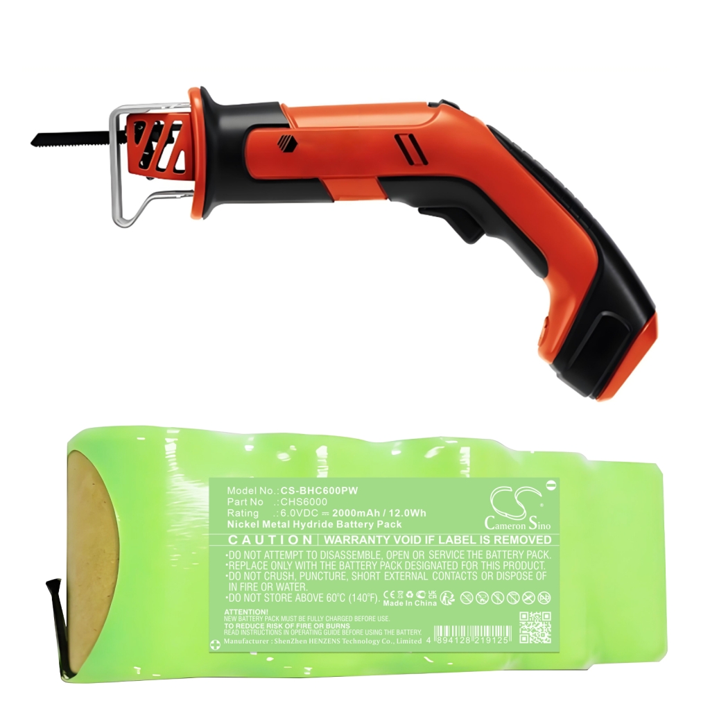 Battery industrial Black & decker CS-BHC600PW