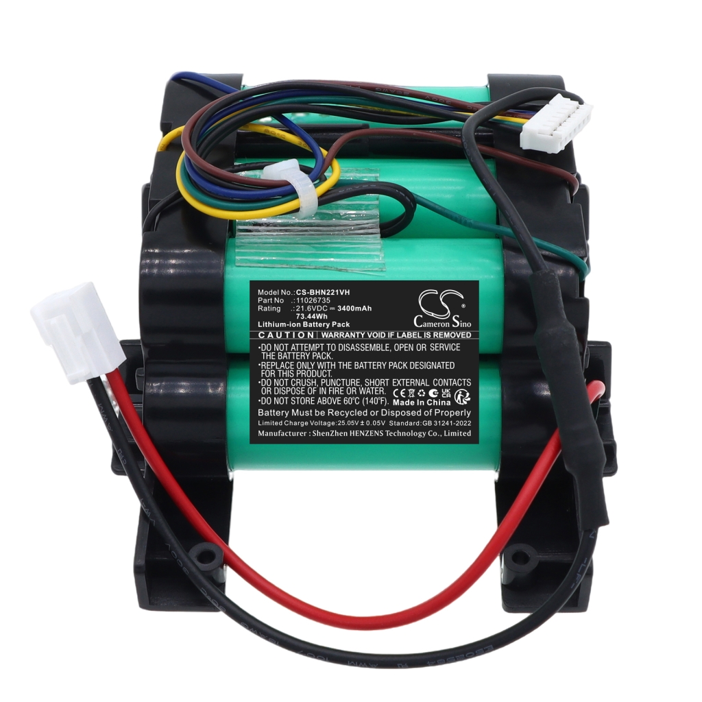 Battery compatible with Bosch CS-BHN221VH