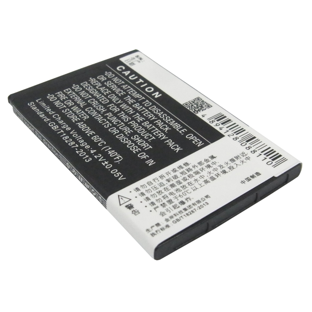 CS-BKI536SL back face different angle, CAUTION text, QR code, barcode