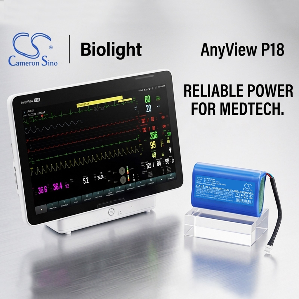 Battery compatible with Biolight CS-BLP180MD
