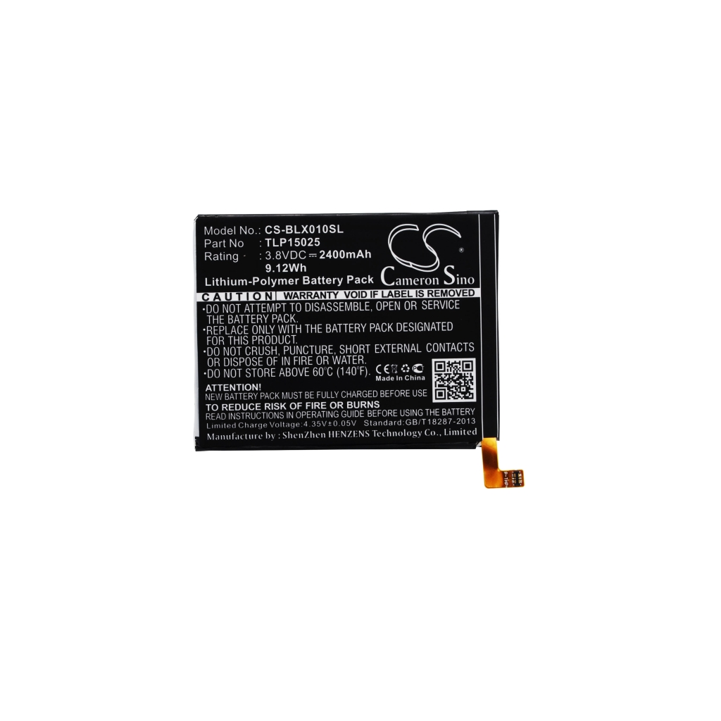 Battery compatible with BLU CS-BLX010SL