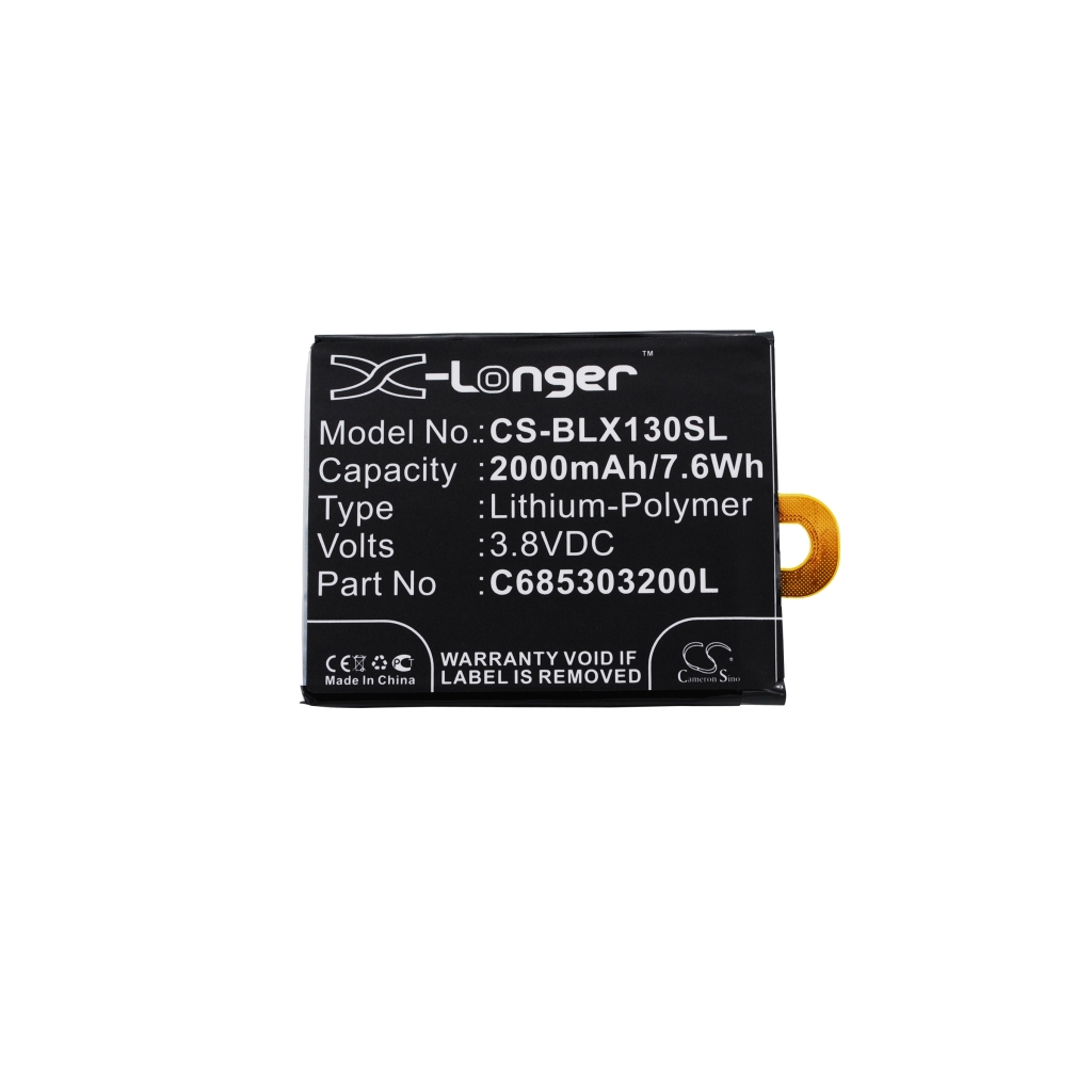 Battery compatible with BLU CS-BLX130SL