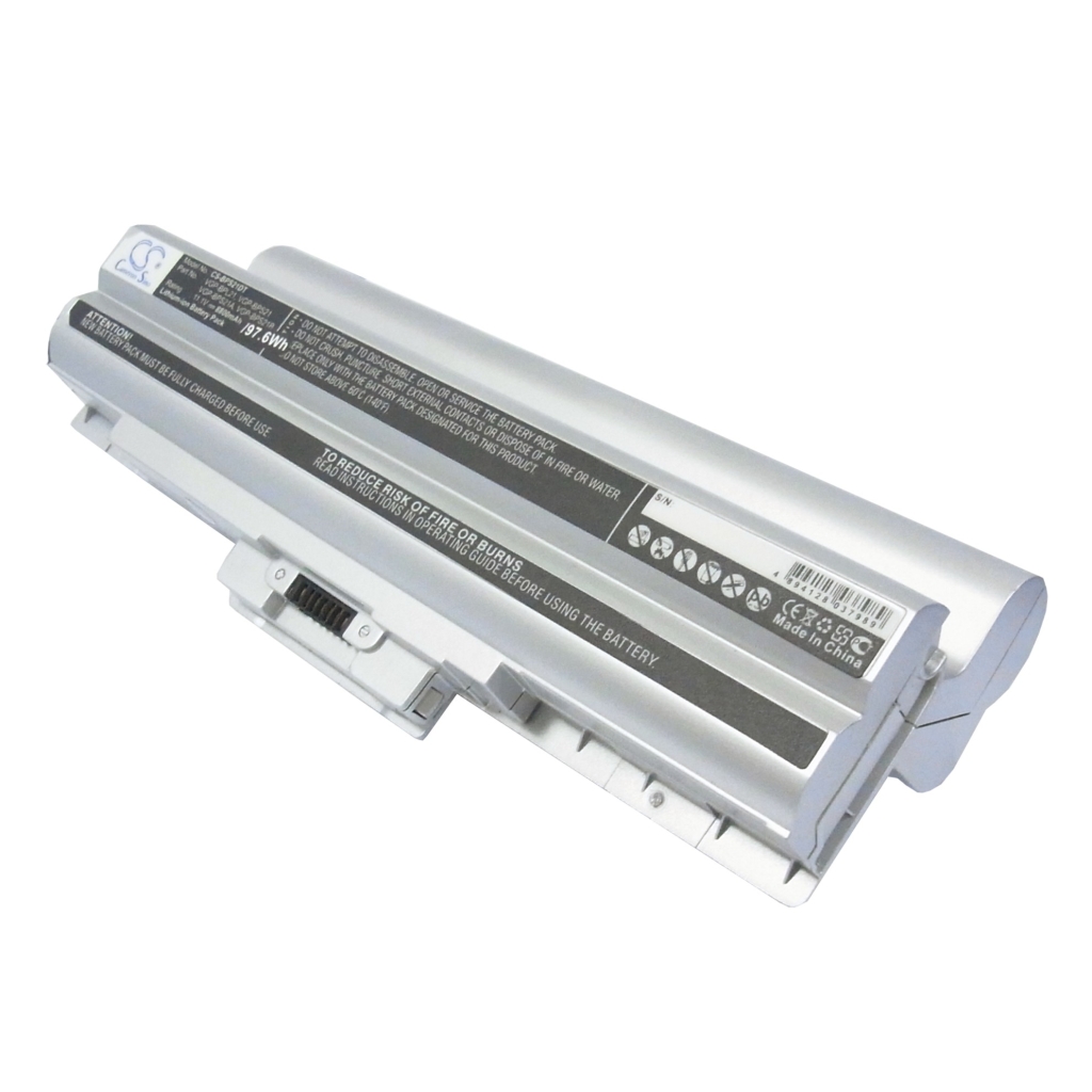 Cameron Sino CS-BPS21DT battery Sony VAIO rear view silver